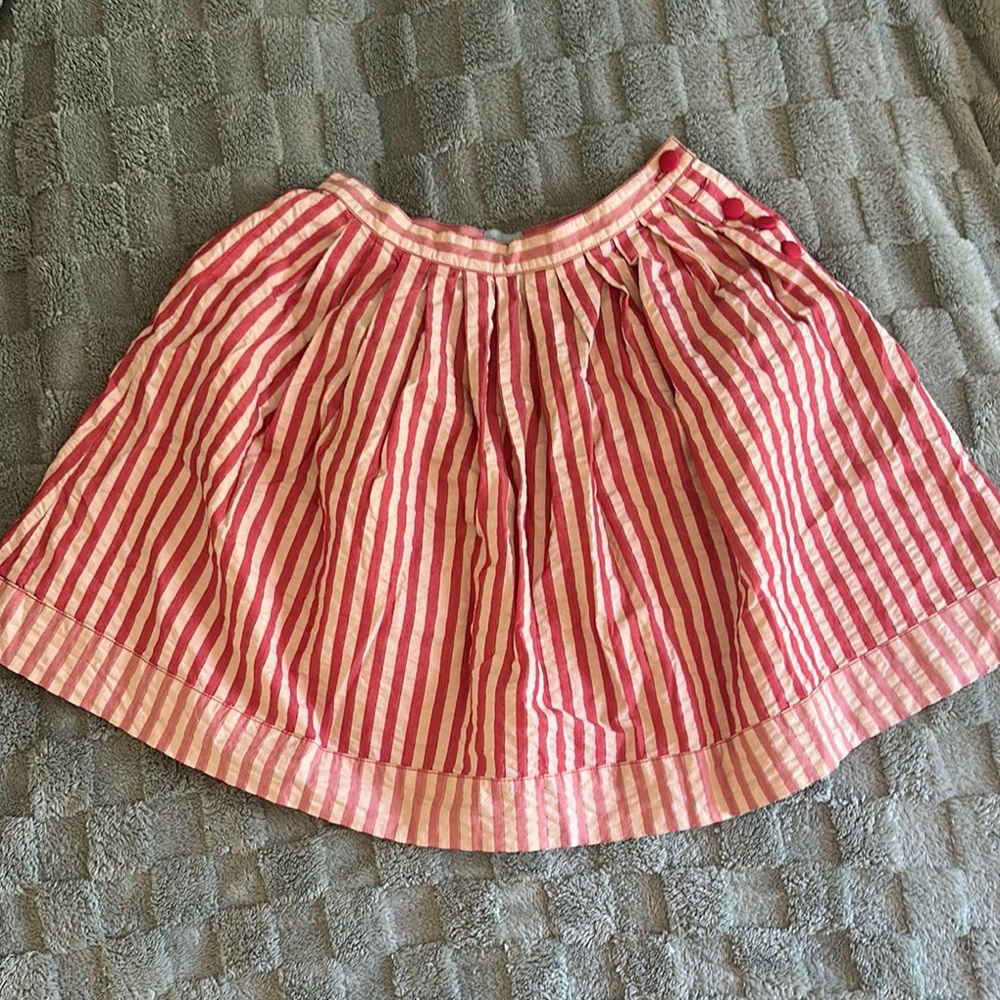 Kimchi Blue Pink Smocked Skater Mini Skirt‎